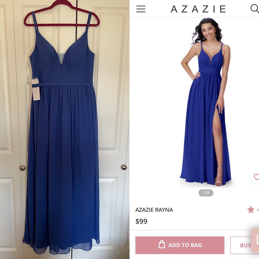 NWT Azazie Rayna Bridesmaid/Evening Dress